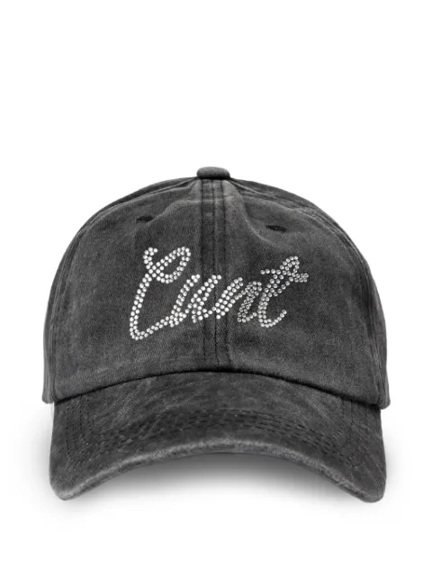 AVAVAV gorra con efecto stonewash y detalles de strass