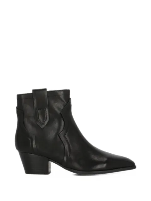 Ash Flare pointed-toe panelled ankle boots