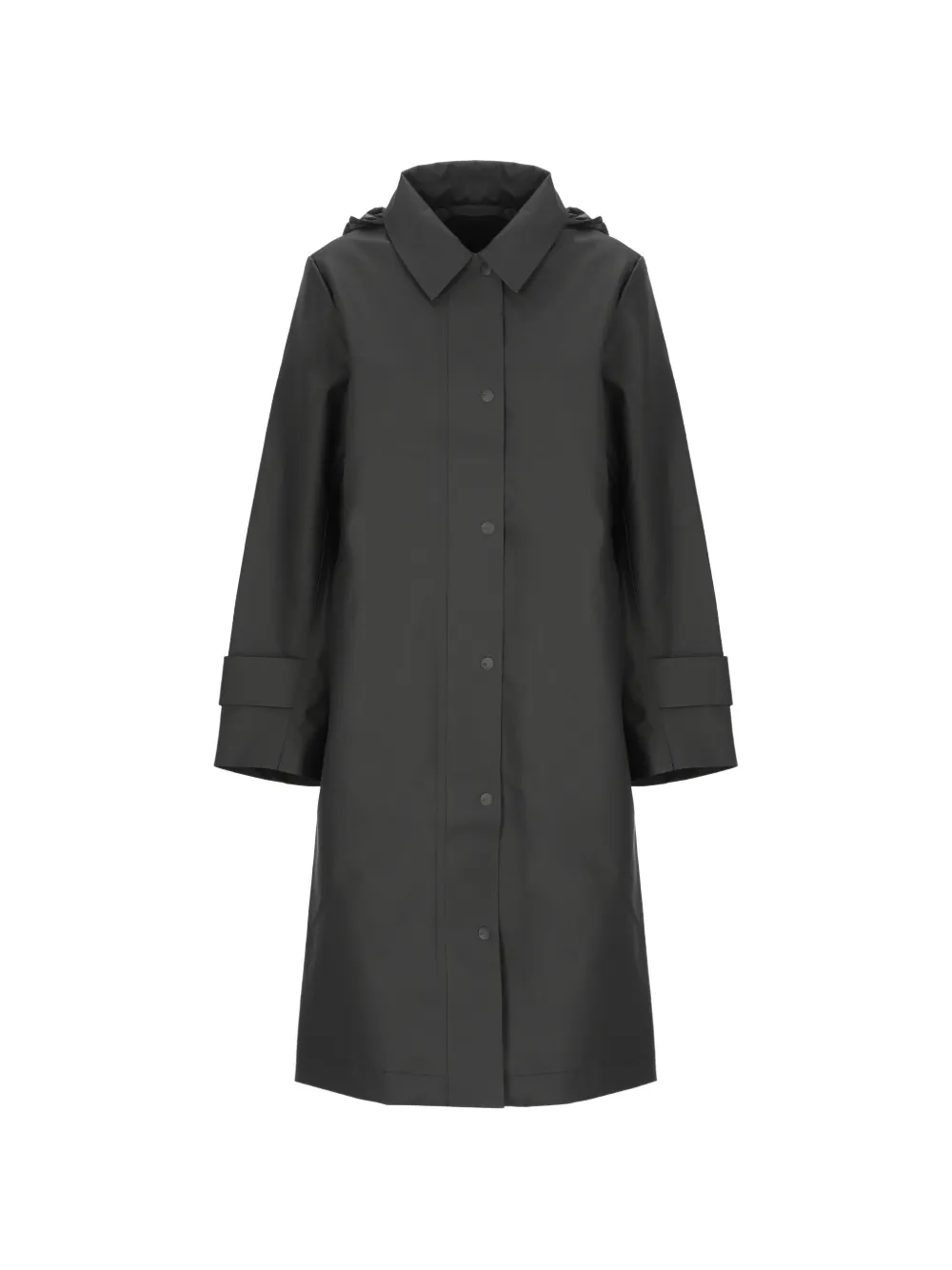 Rains Nara W hooded coat - Nero