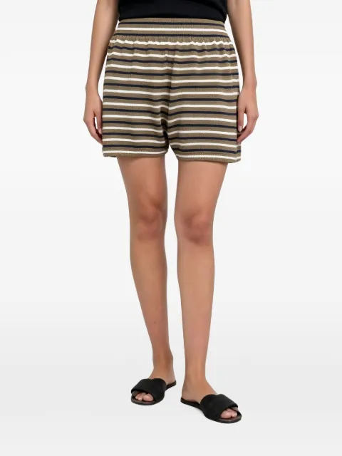 Brunello Cucinelli striped elasticated-waistband shorts
