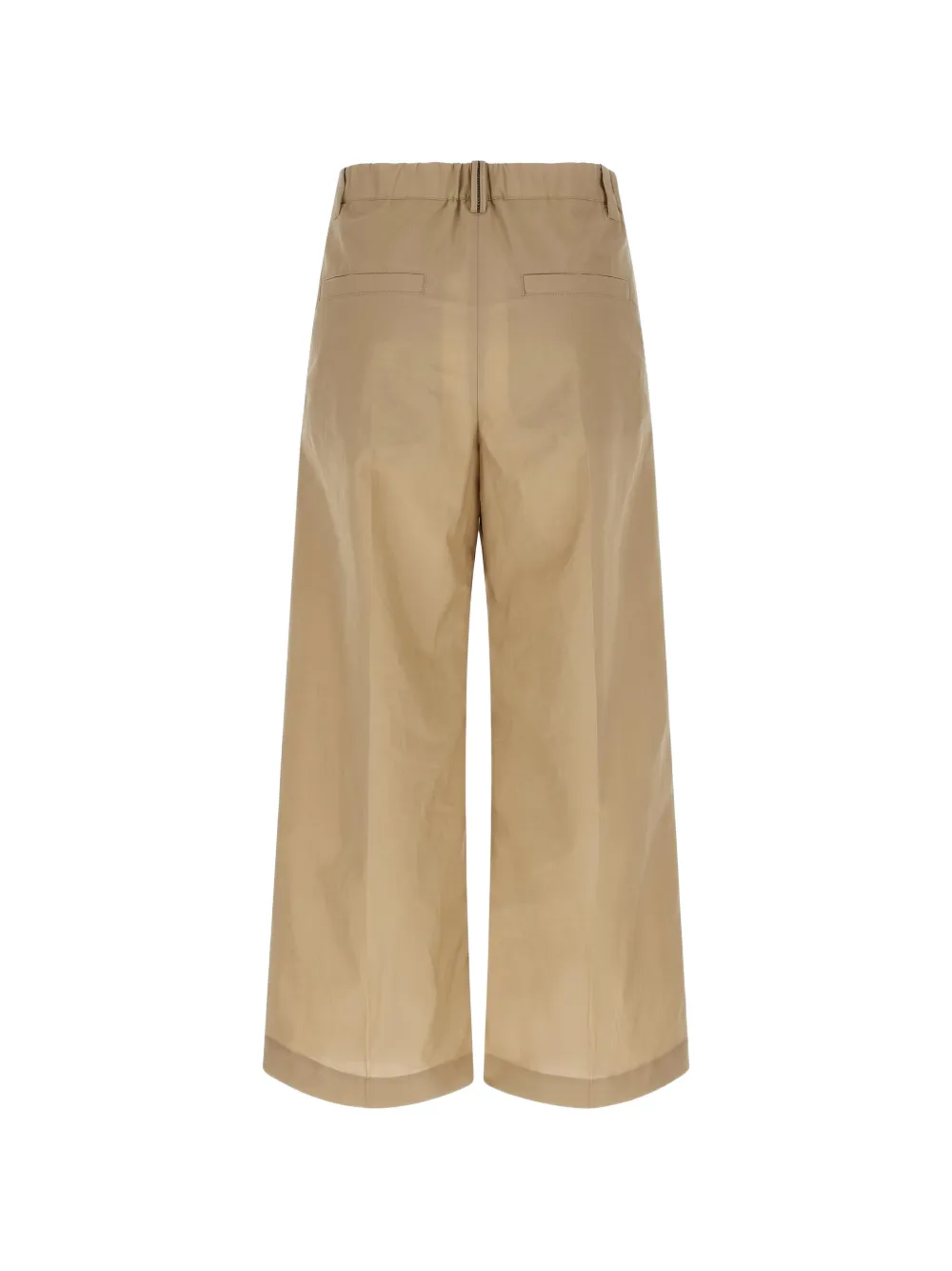 Brunello Cucinelli pleated wide-leg trousers Beige
