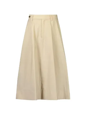 Brunello Cucinelli Sartorial Skirt With Monili | Neutrals | FARFETCH