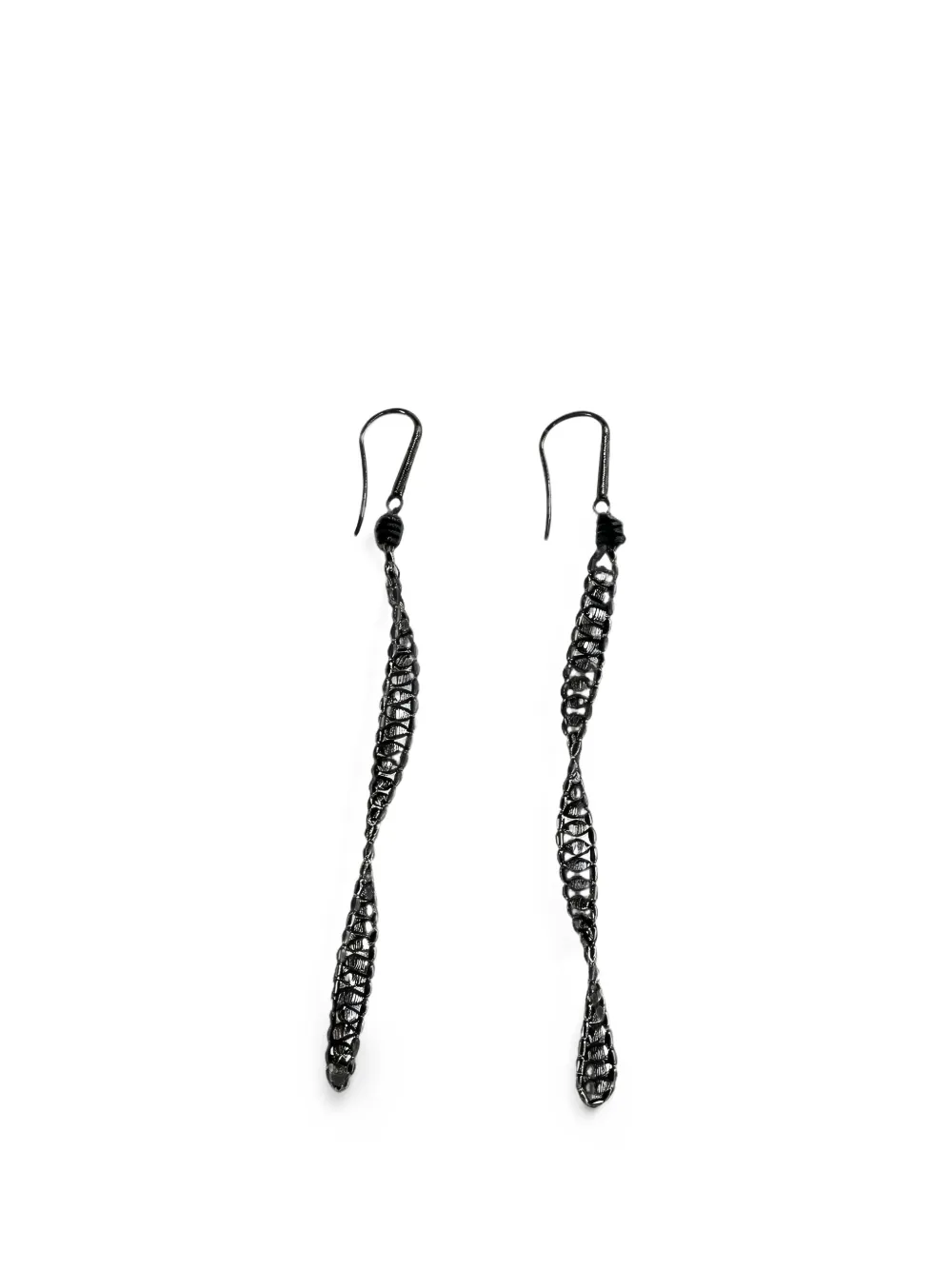Brunello Cucinelli monili drop earrings - Noir Brunello Cucinelli monili drop earrings - Noir