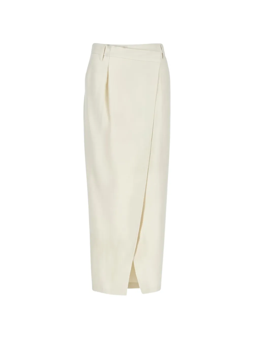Brunello Cucinelli white pencil midi skirt - Bianco