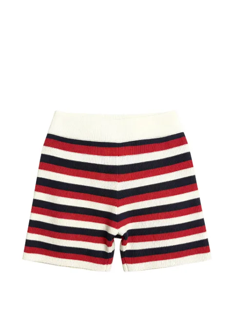 Brunello Cucinelli striped ribbed shorts