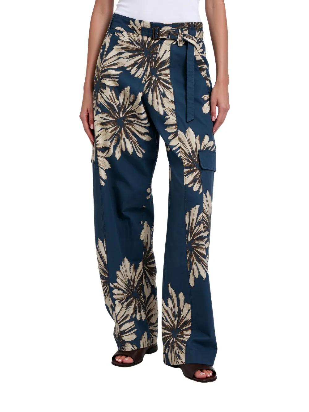Brunello Cucinelli Palazzo broek Blauw