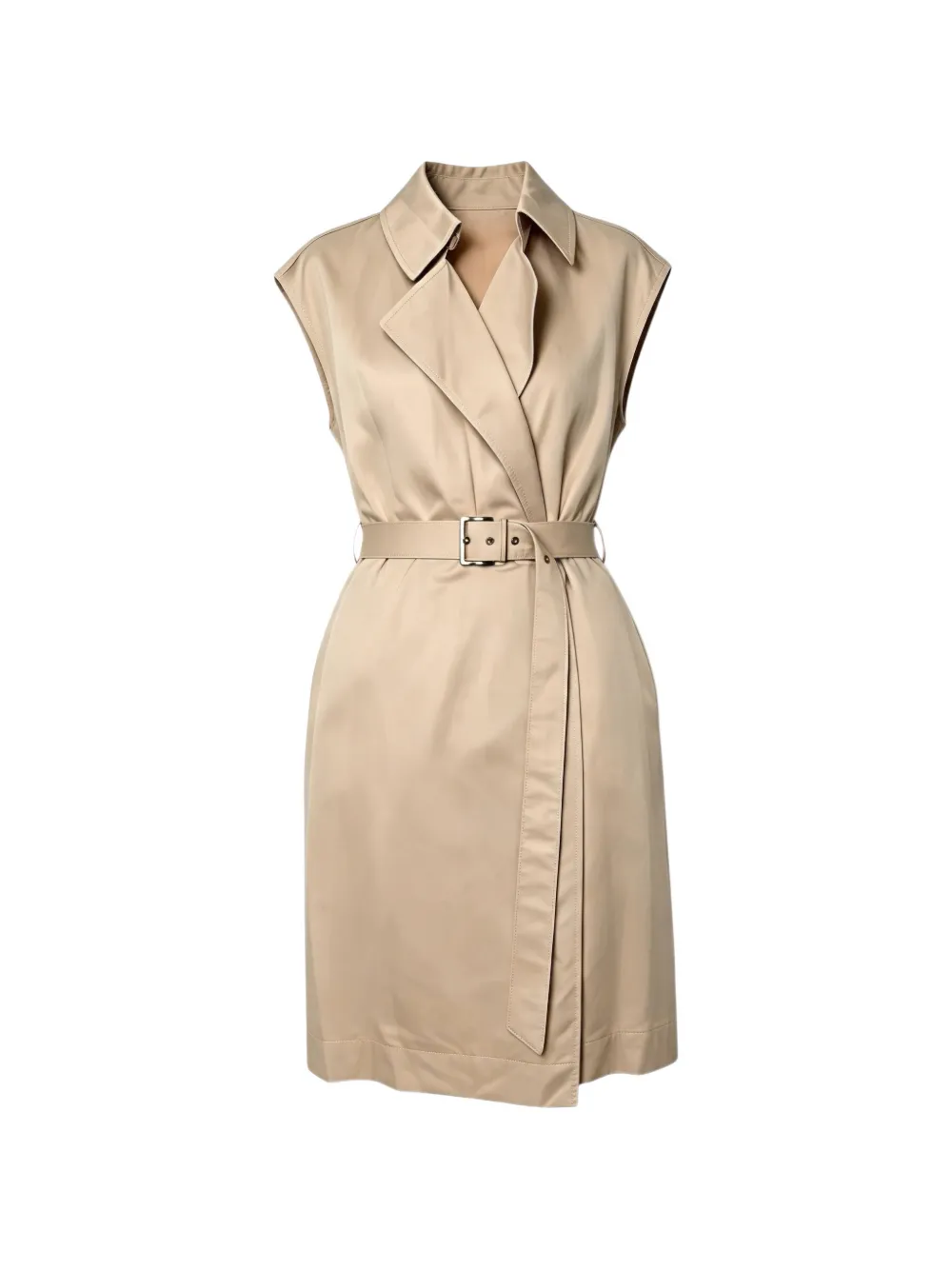 Brunello Cucinelli Mouwloze mini-jurk Beige