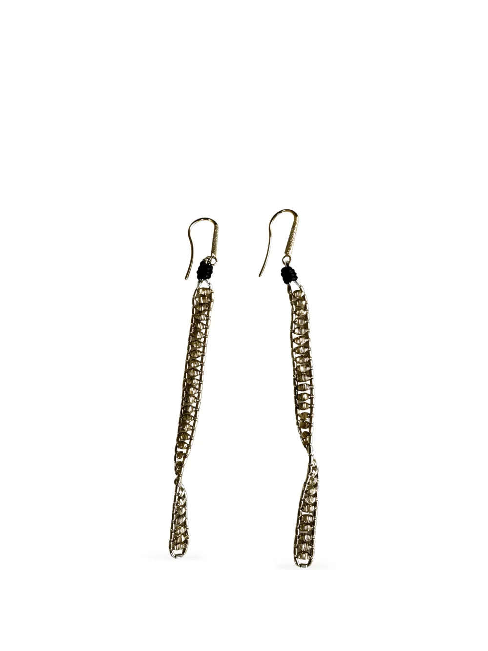 Brunello Cucinelli hook-fastening drop earrings - Gold