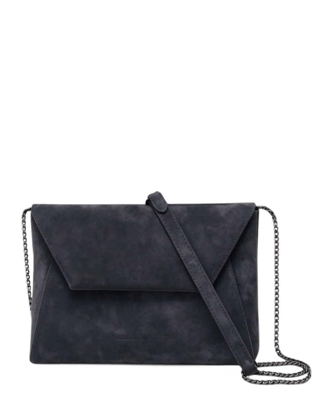 Brunello Cucinelli envelope-style leather cross body bag - Blu