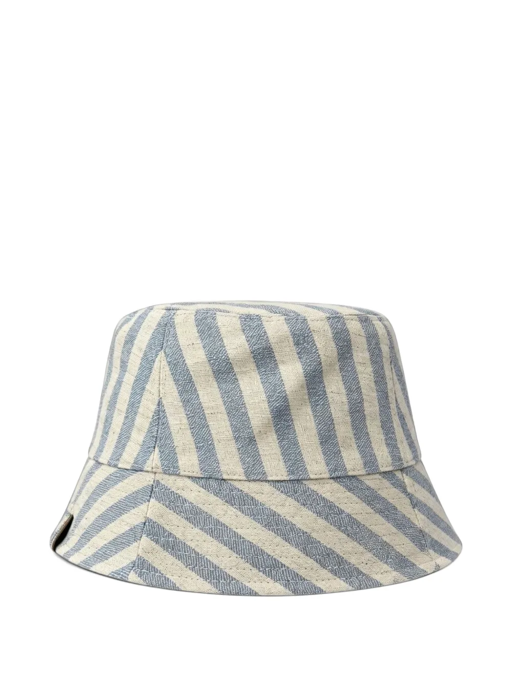 Brunello Cucinelli striped bucket hat Beige