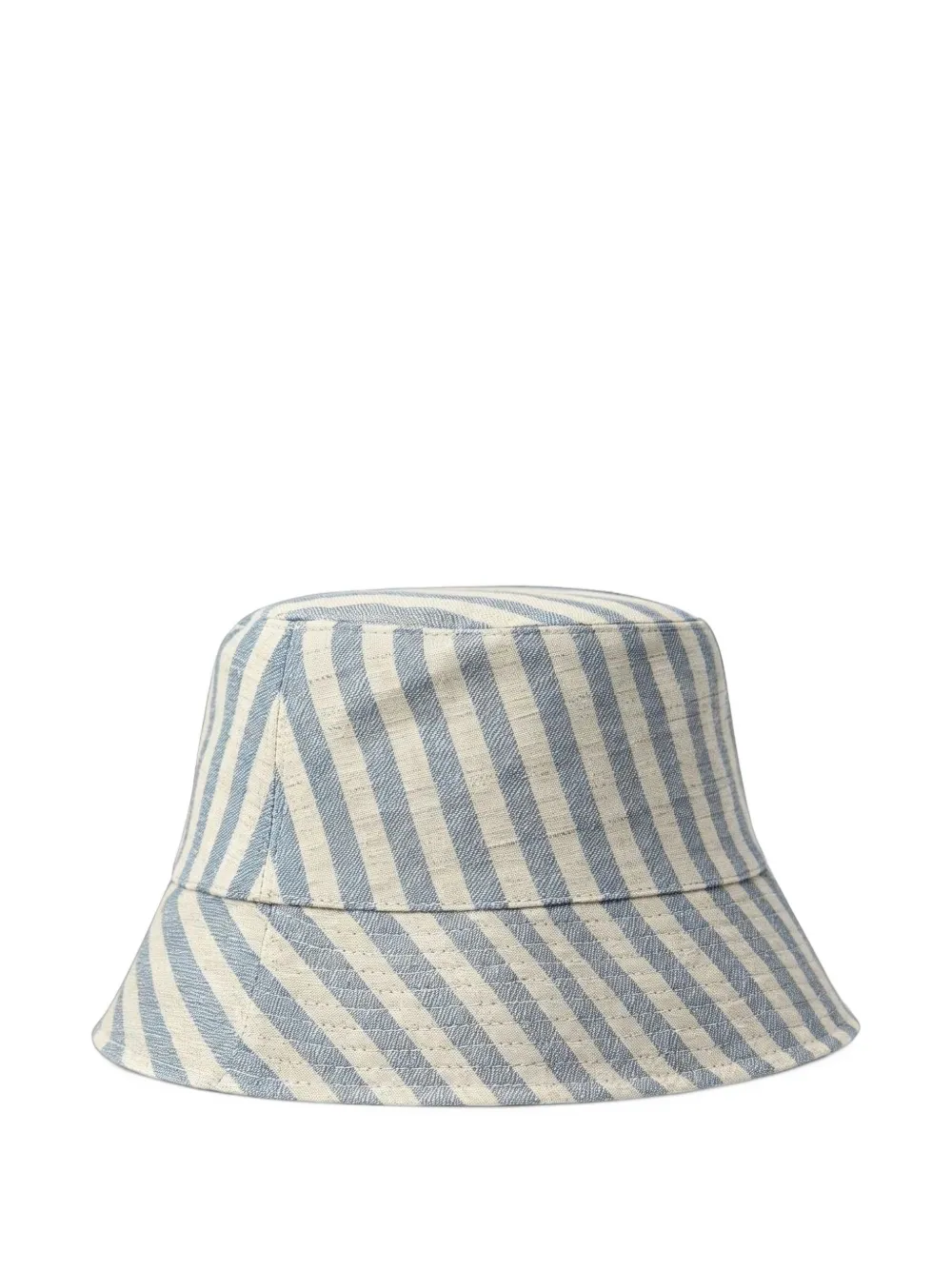 Brunello Cucinelli striped bucket hat - Toni neutri