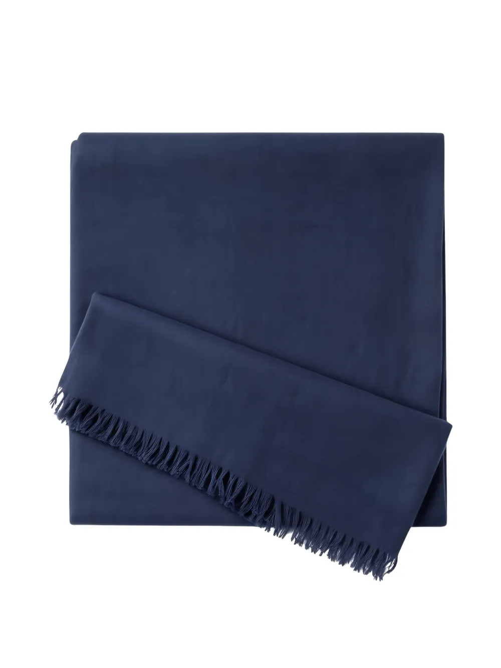 Brunello Cucinelli Sjaal met franje Blauw