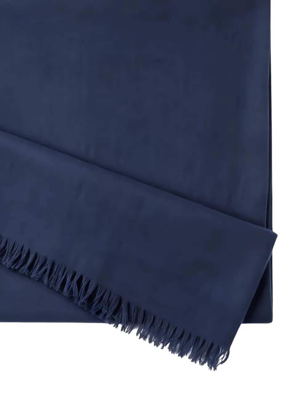 Brunello Cucinelli Sjaal met franje Blauw