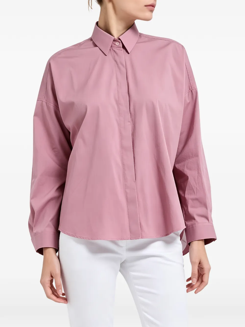 Brunello Cucinelli dropped-shoulder shirt - Rosa