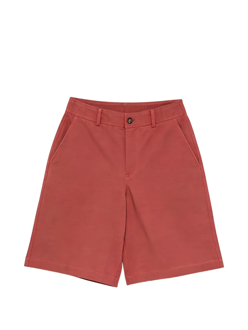 Brunello Cucinelli contrast-stitch shorts - Rouge