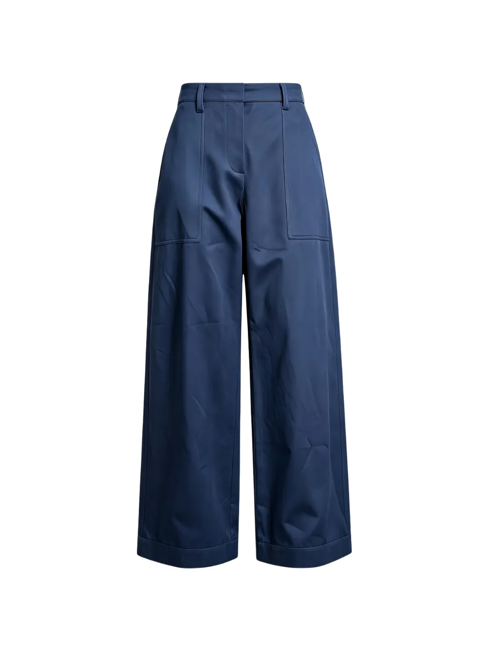 Brunello Cucinelli patch-pocket palazzo pants - Bleu Brunello Cucinelli patch-pocket palazzo pants - Bleu