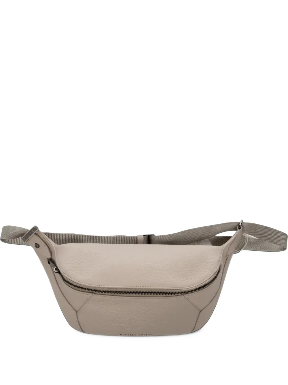 Brunello Cucinelli grained-leather belt bag - Toni neutri