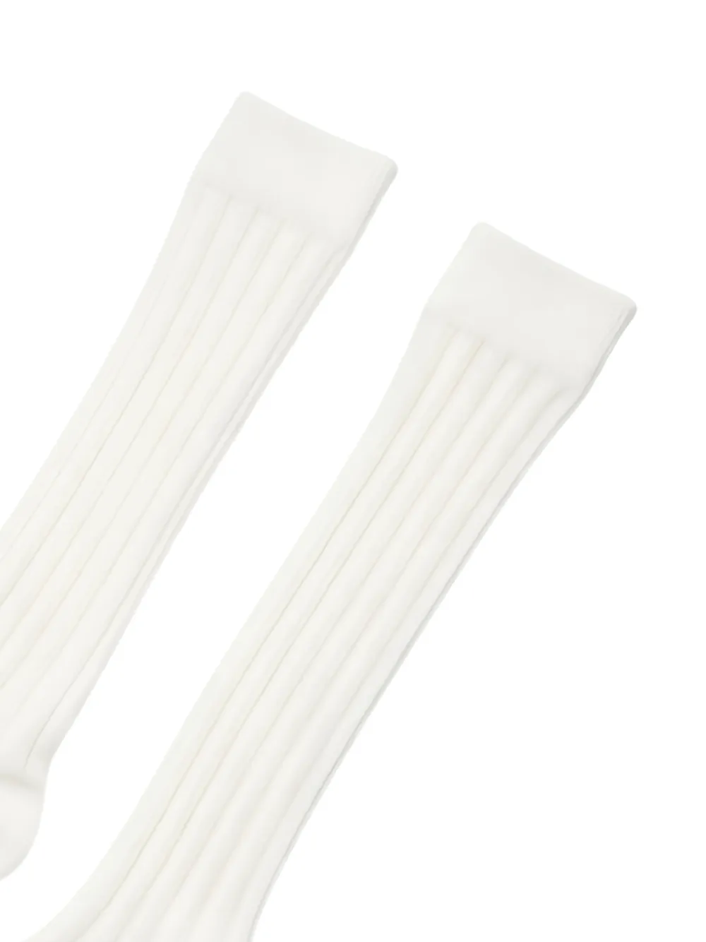 Brunello Cucinelli Ribgebreide sokken Wit