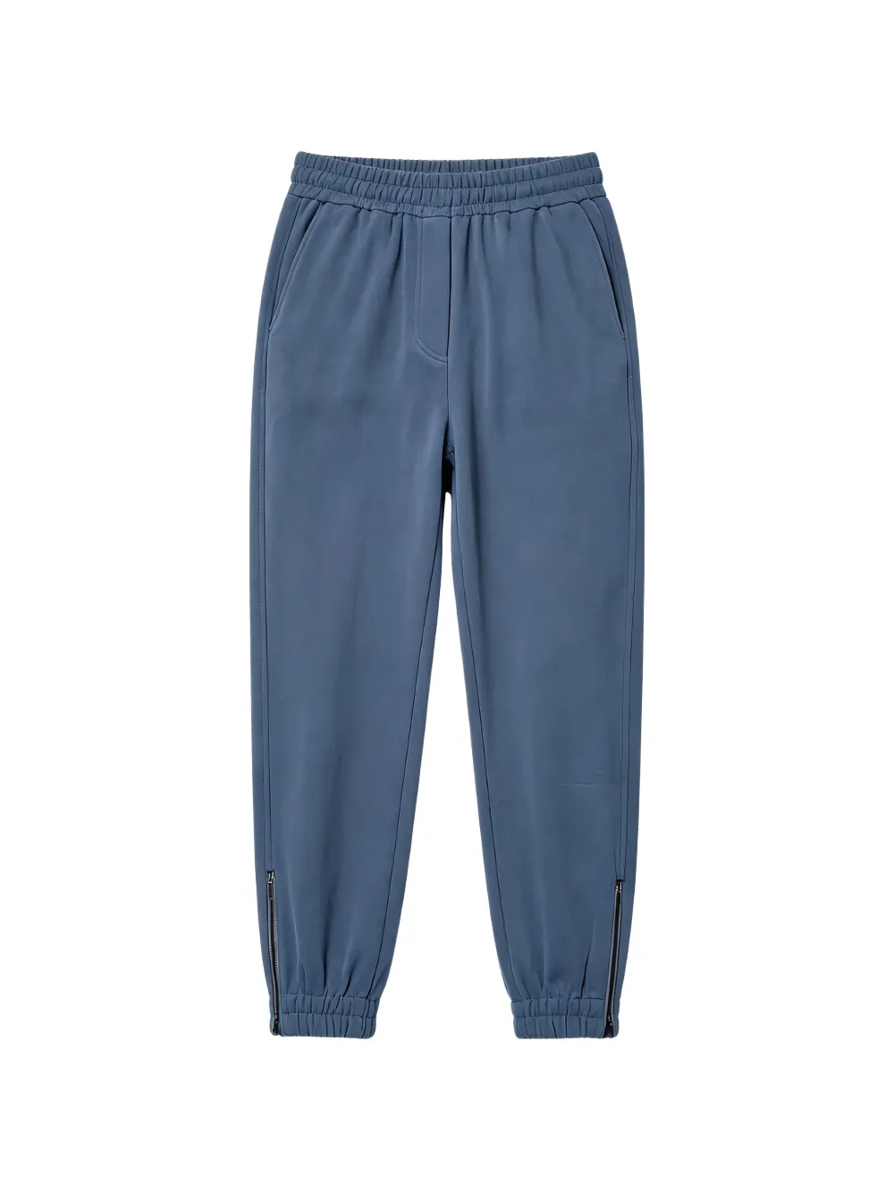 Brunello Cucinelli elasticated-waistband track pants - Blu