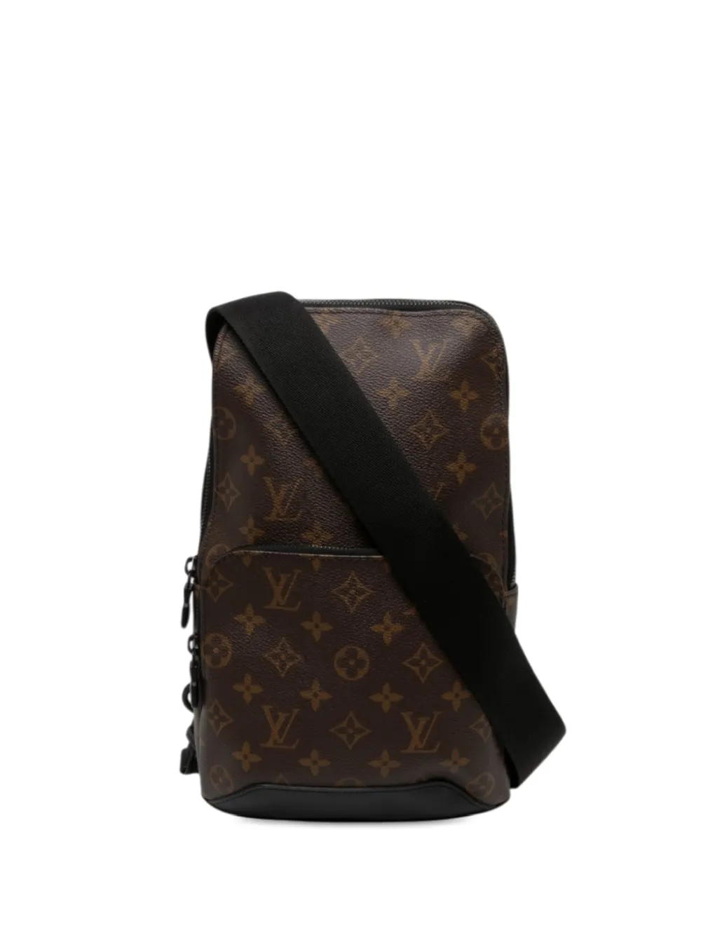 Louis Vuitton Pre-Owned 2010-2026 Monogram Macassar Avenue Sling Bag crossbody bag - Marrone