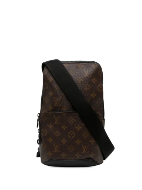 Louis Vuitton Pre-Owned 2010-2026 Monogram Macassar Avenue Sling Bag crossbody bag