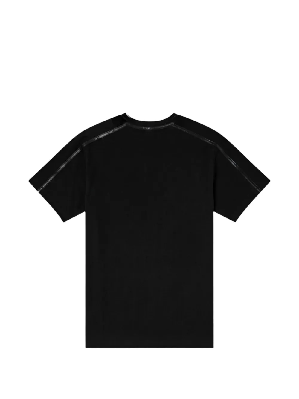 Diesel T-shirt met contrasterende afwerking en logo-patch Zwart