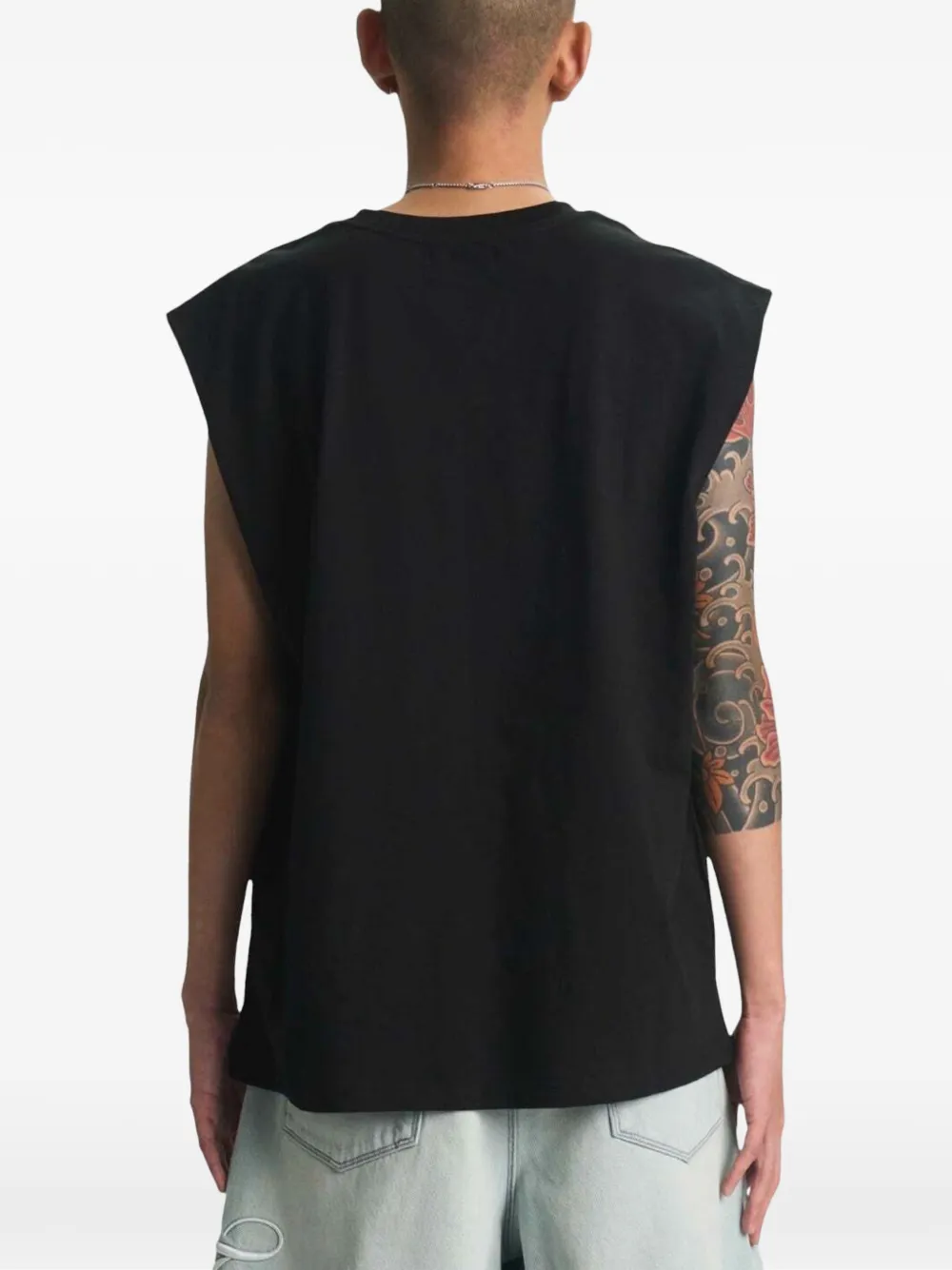 RTA Sylvain tanktop met logo-print Zwart
