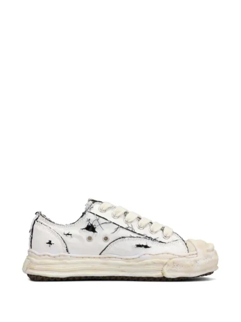 Maison MIHARA YASUHIRO Hank ripping canvas sneakers