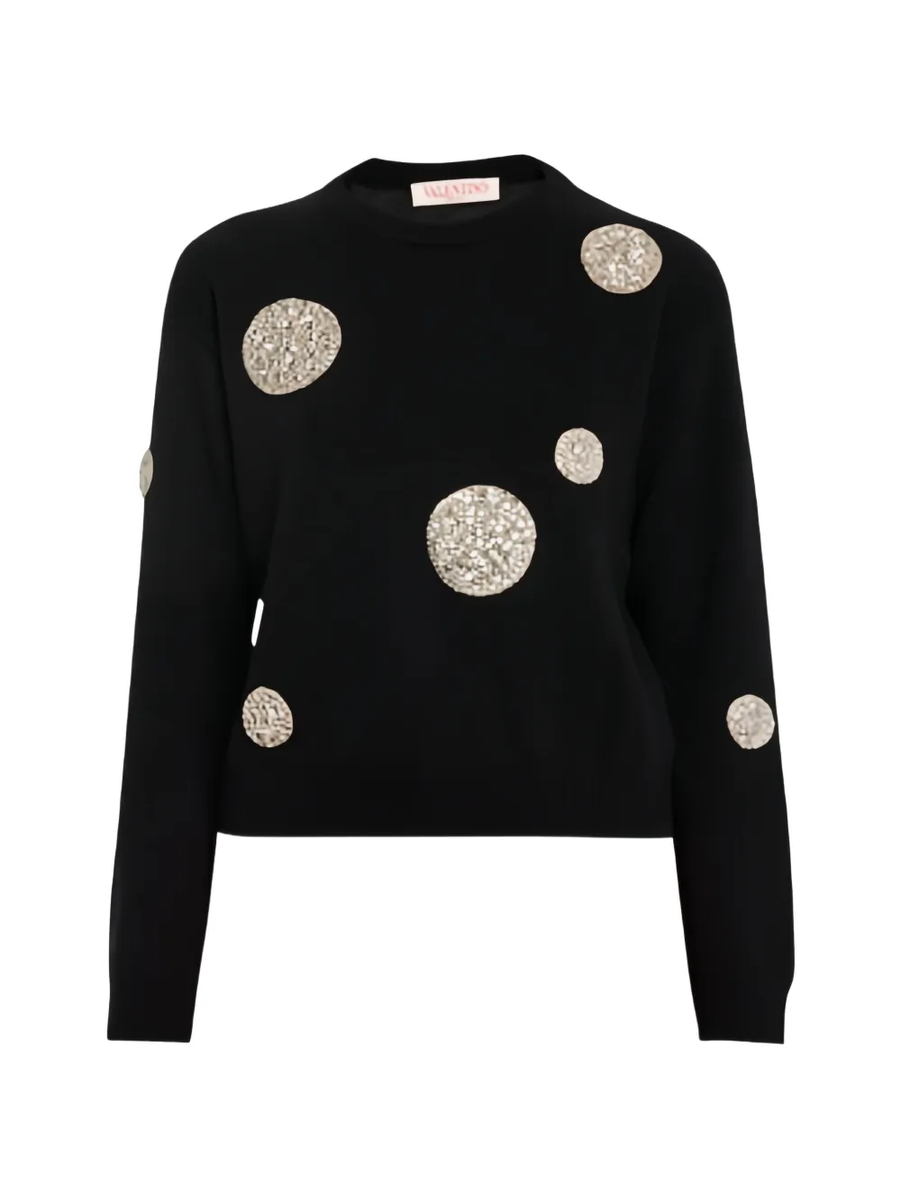 Valentino Garavani embellished wool sweater - Noir