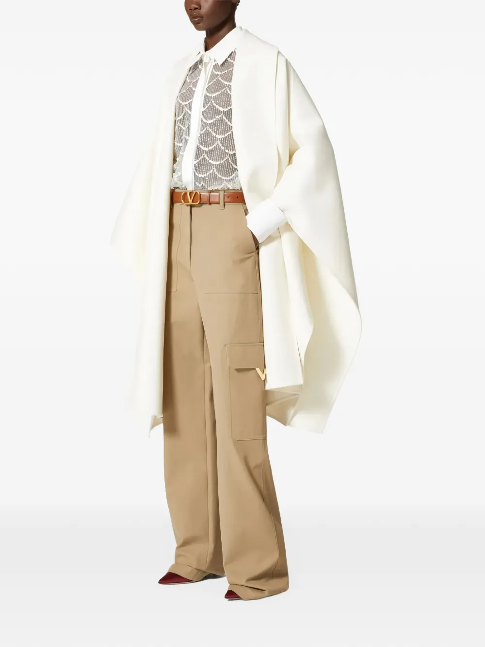 Valentino Garavani VLogo cargobroek Bruin