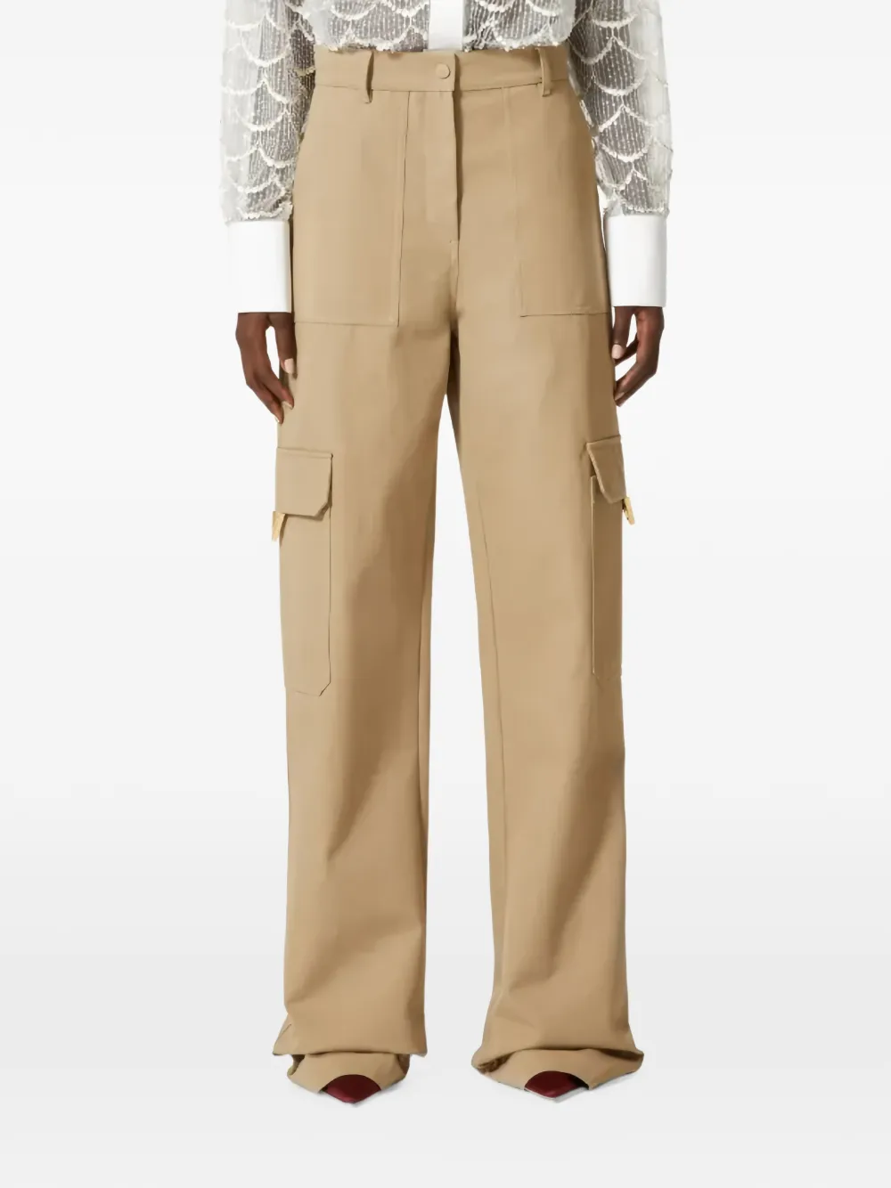 Valentino Garavani VLogo cargobroek Bruin