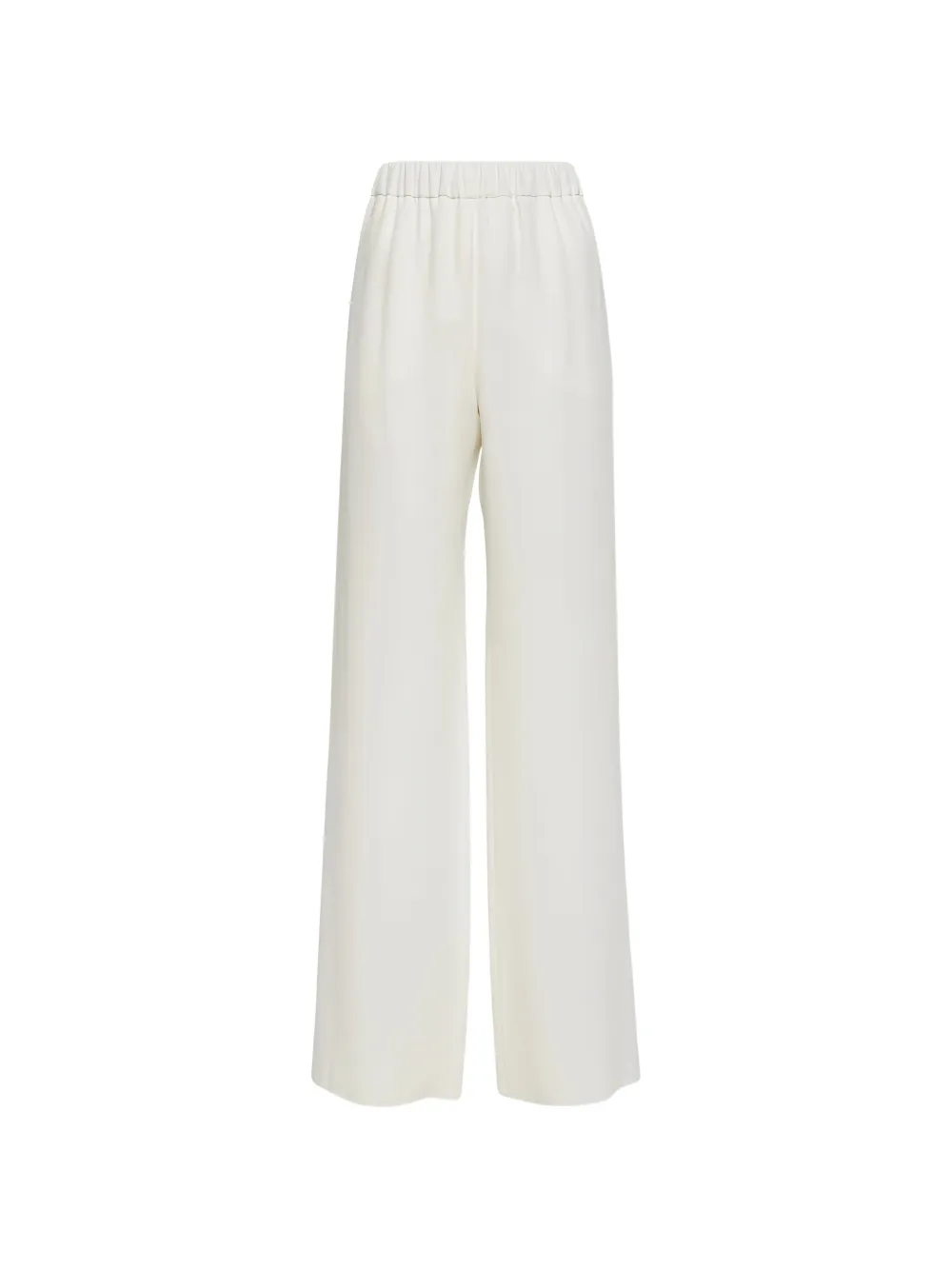 Valentino Garavani elasticated silk trousers - Blanc Valentino Garavani elasticated silk trousers - Blanc