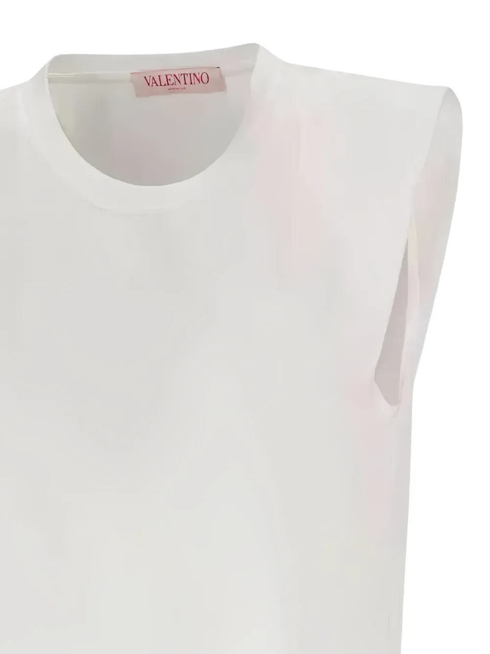 Valentino Garavani Tanktop met schoudervullingen Wit