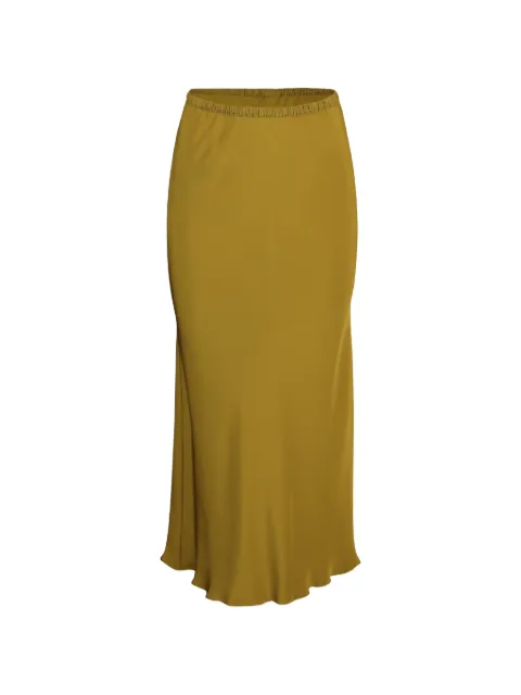 Peter Cohen bias-cut silk skirt