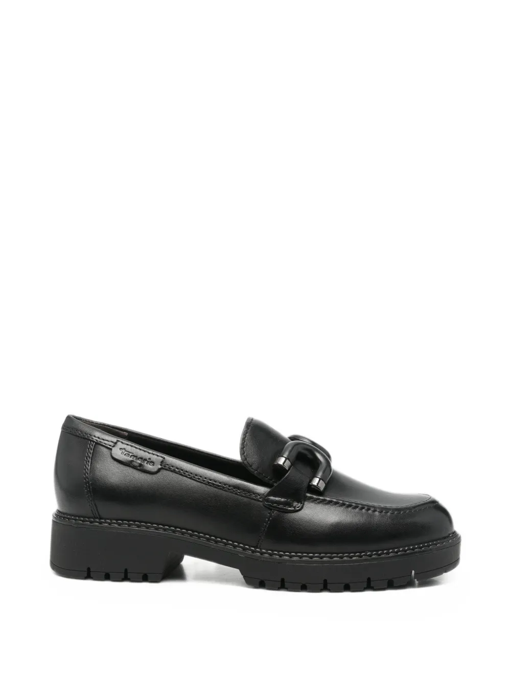 TAMARIS chunky-sole buckle-detail loafers - Nero
