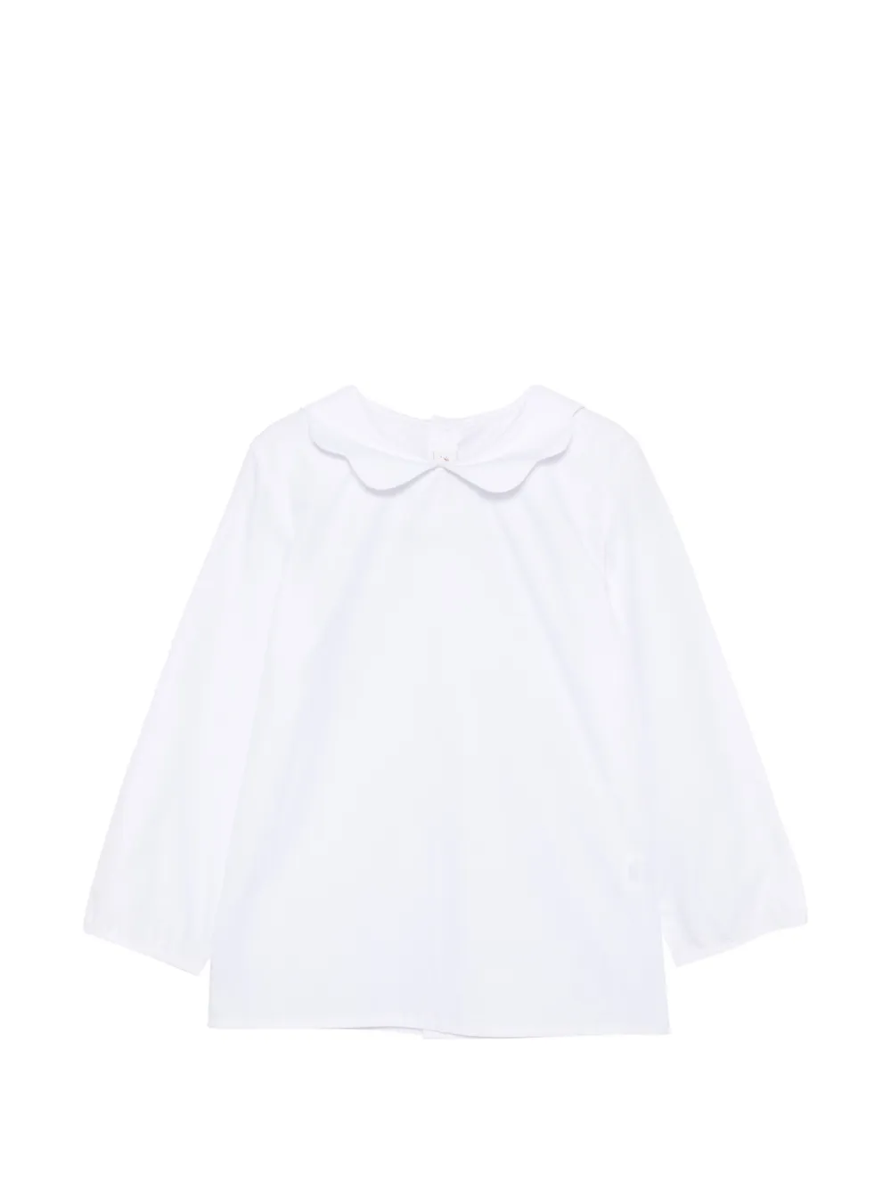 KIDIWI Anastasia scalloped-collar shirt - Weiß