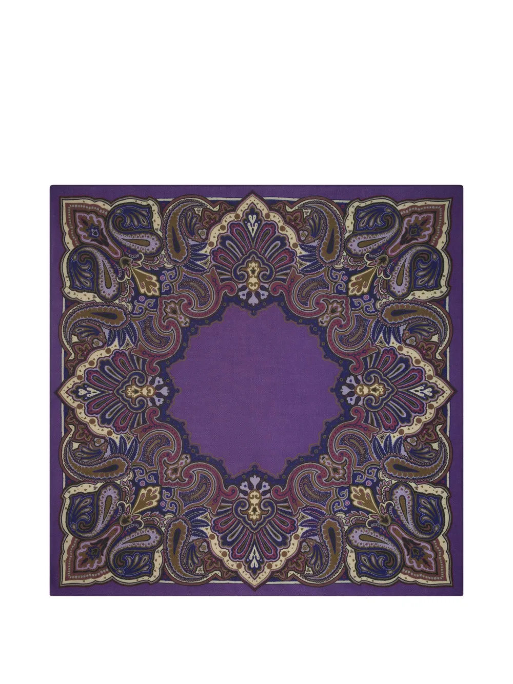BOMPARD Stan Paisley square scarf - Violett