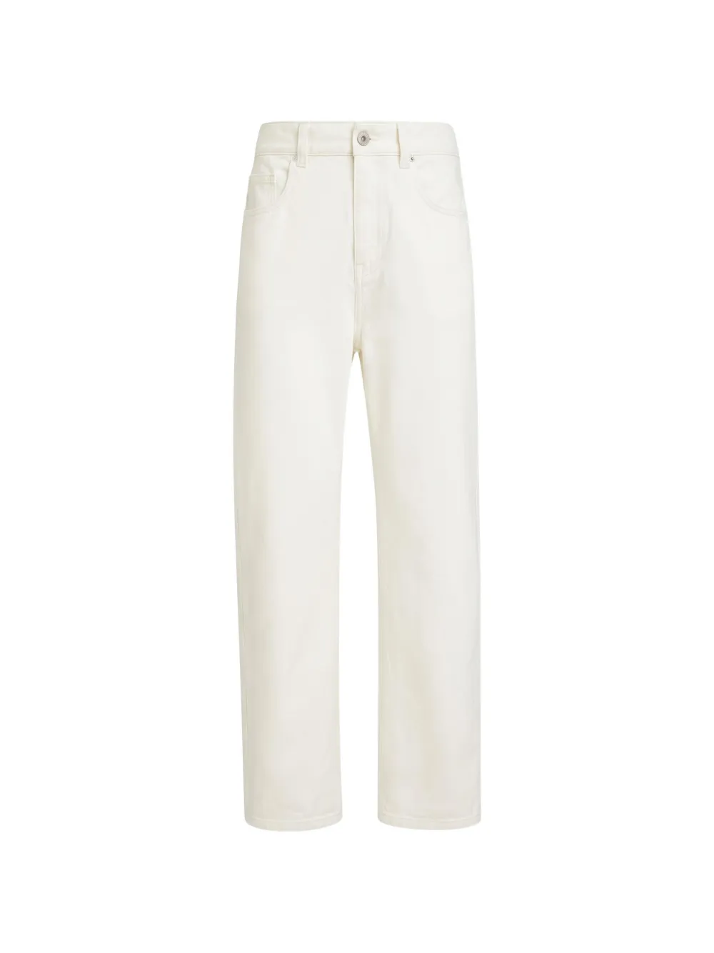 Brunello Cucinelli buttoned straight-leg jeans Beige