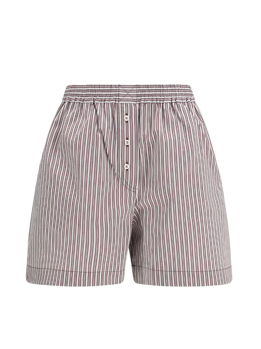 Brunello Cucinelli vertical-stripe shorts Wit