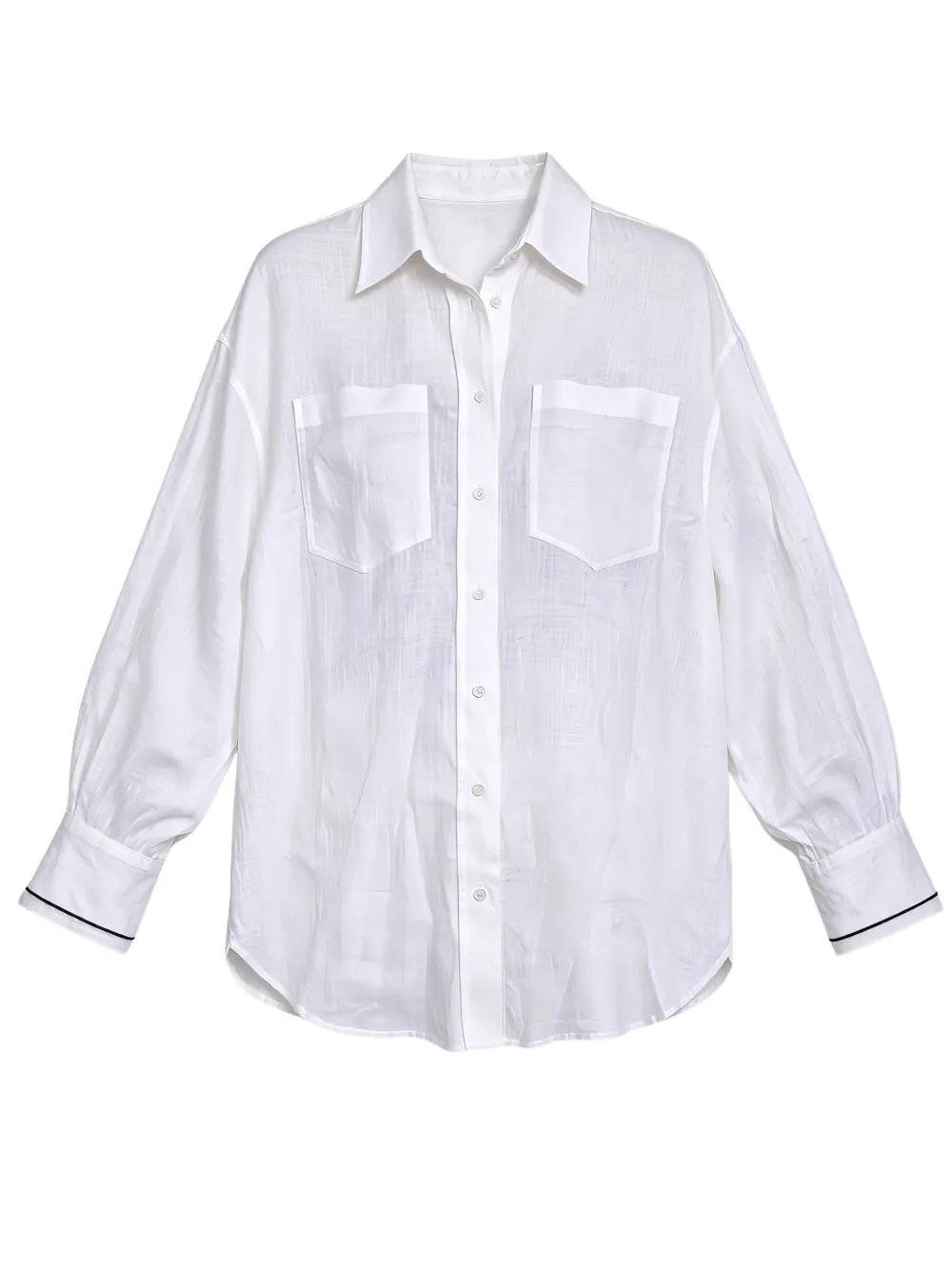 Brunello Cucinelli Blouse met zakdetail Wit