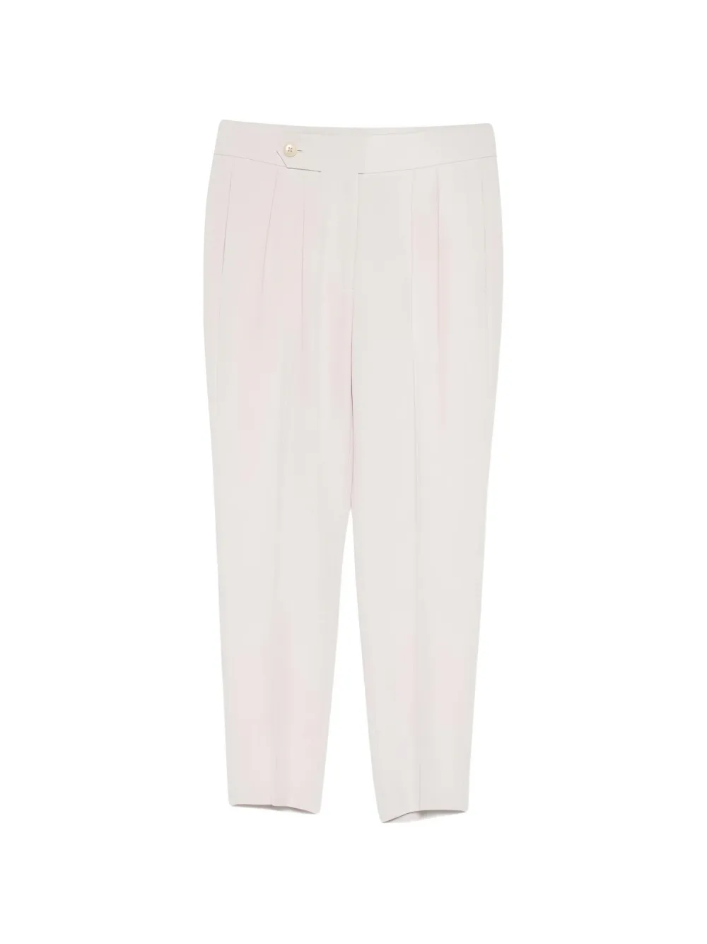 Brunello Cucinelli pleated cropped trousers Beige