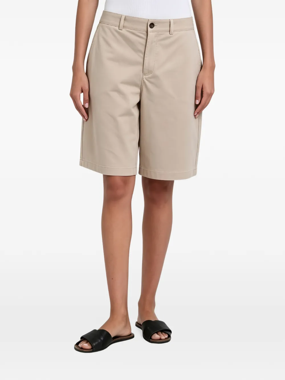 Brunello Cucinelli cotton-blend shorts - Tons neutres