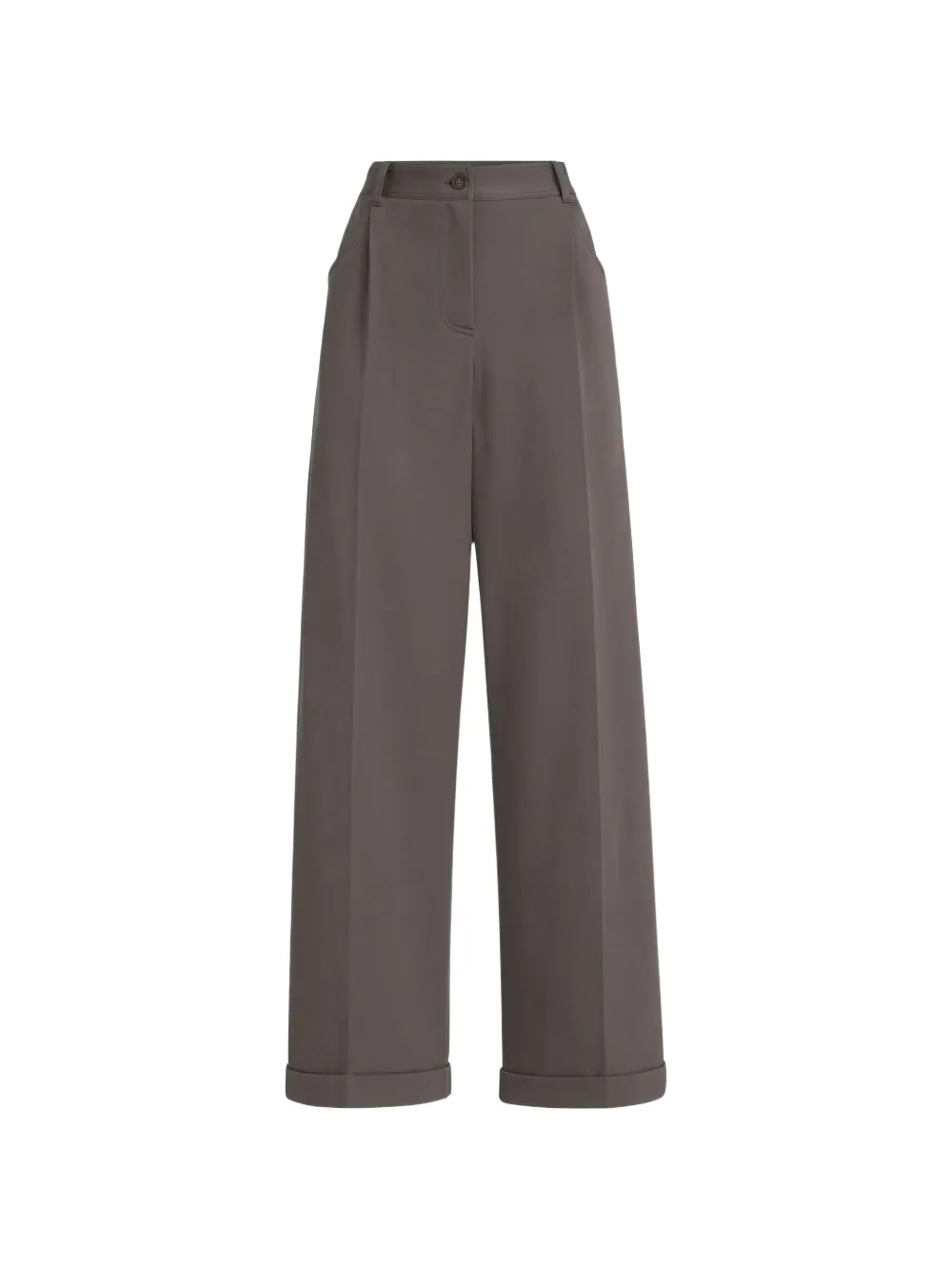 Brunello Cucinelli pleated wide-leg trousers - Grigio