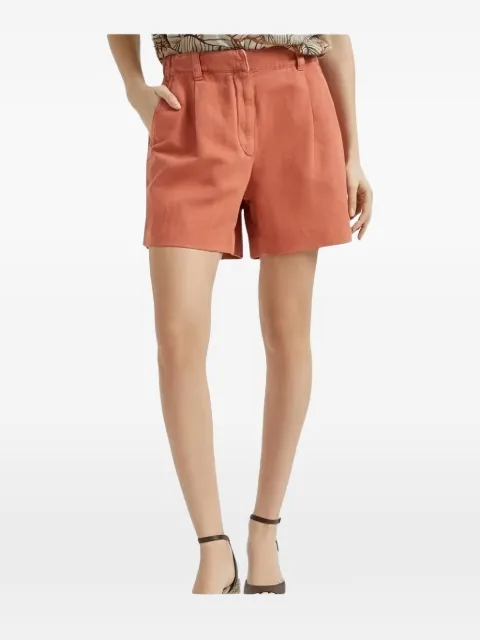Brunello Cucinelli pleated elasticated-waist shorts