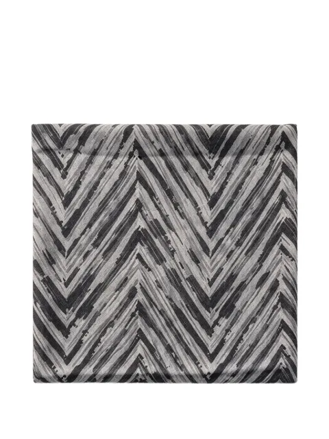 Brunello Cucinelli chevron-print scarf