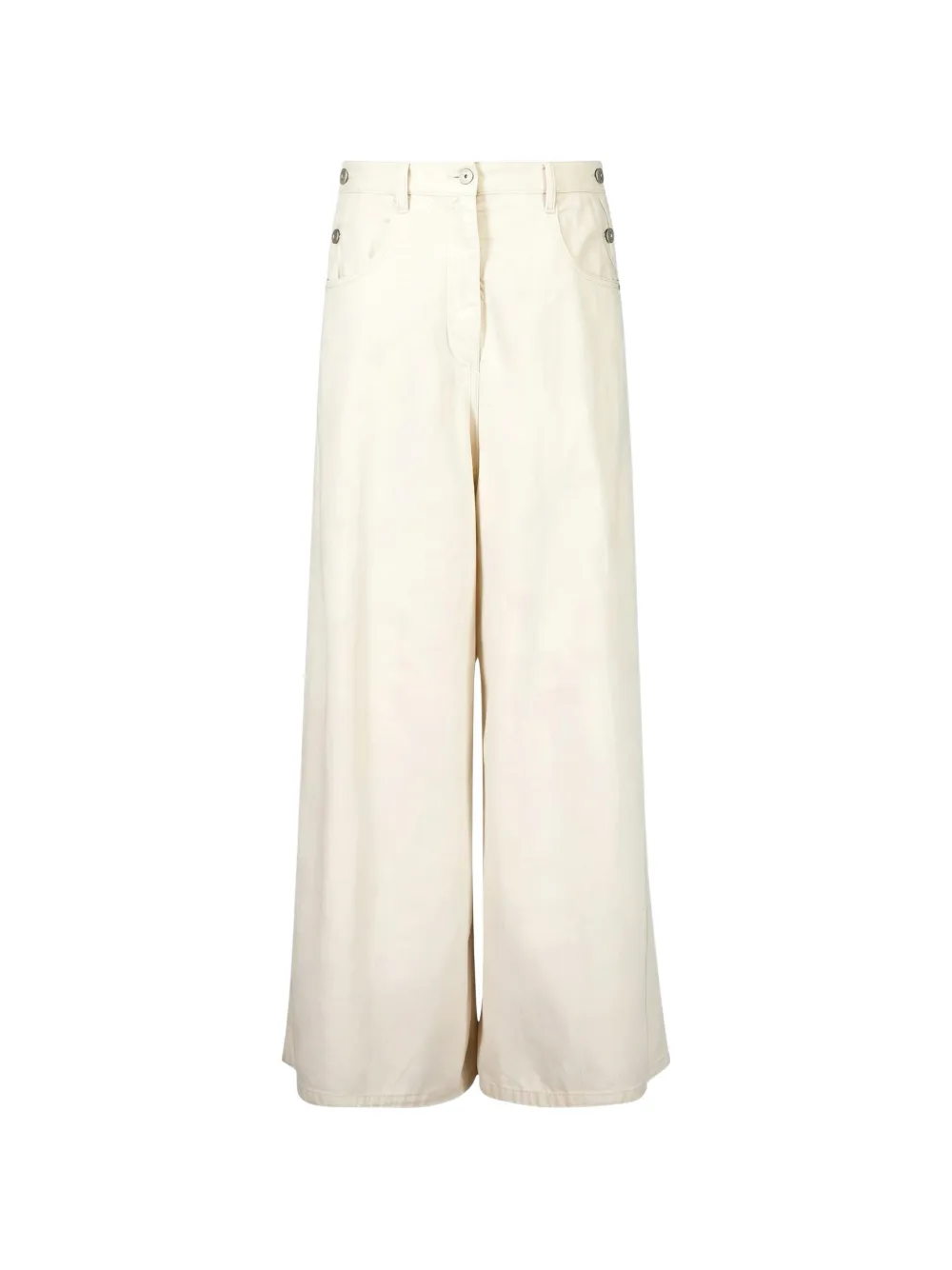 Brunello Cucinelli Broek met wijde pijpen Wit