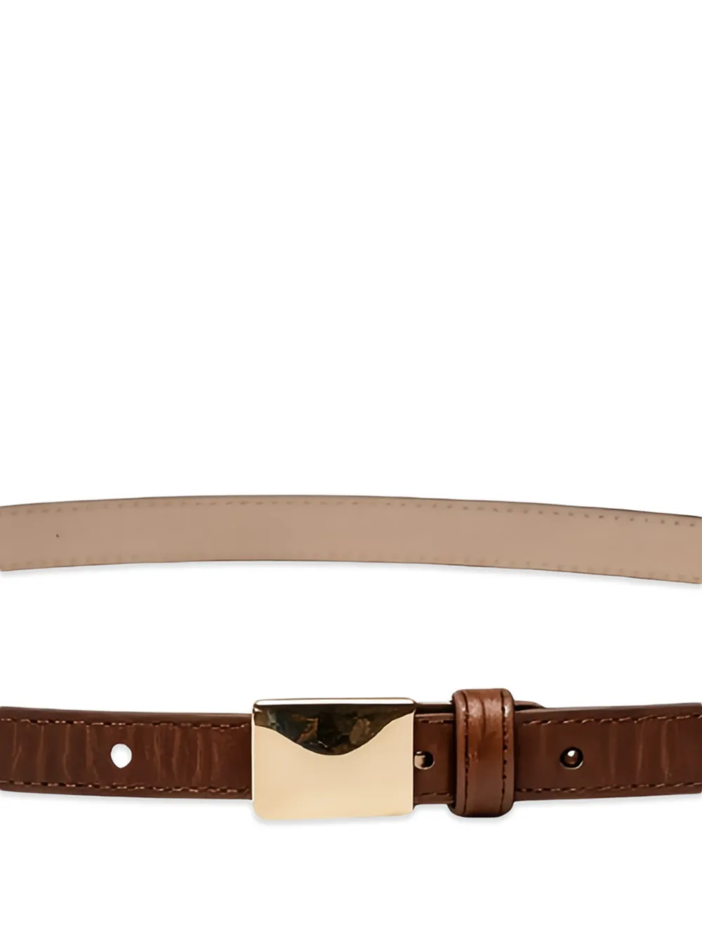 Brunello Cucinelli Leren gespriem Bruin