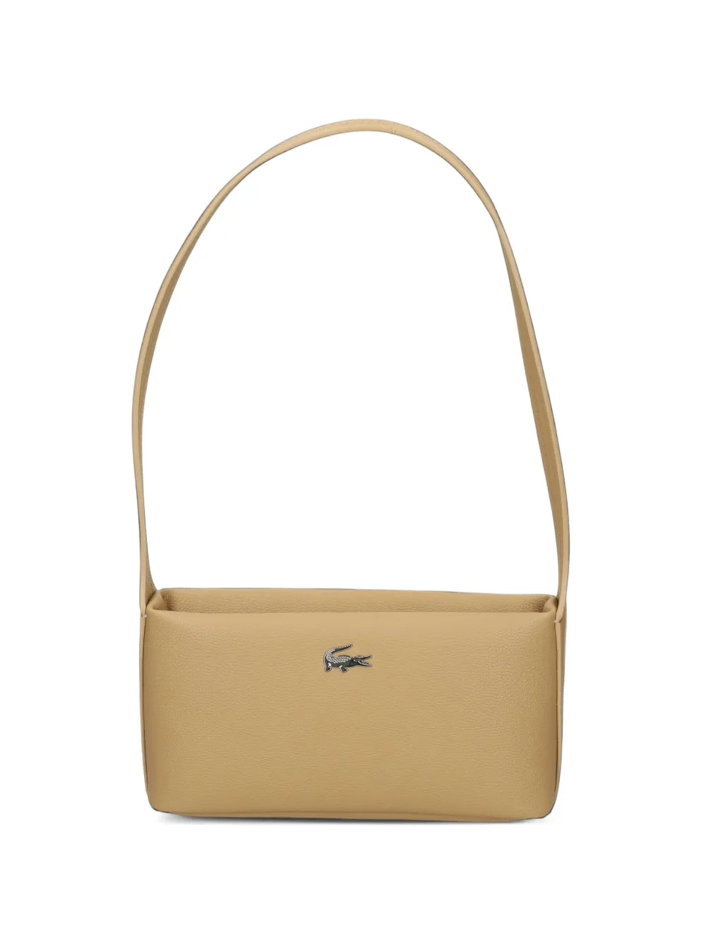 Lacoste Borsa a spalla con placca logo - Toni neutri