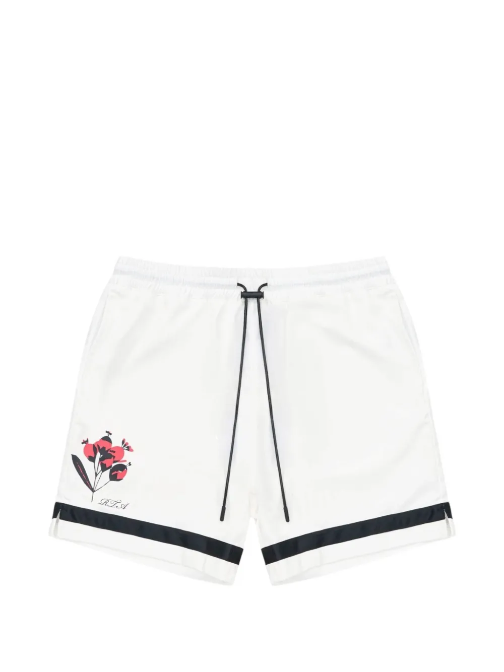 RTA Clyde floral-print shorts - Blanc RTA Clyde floral-print shorts - Blanc