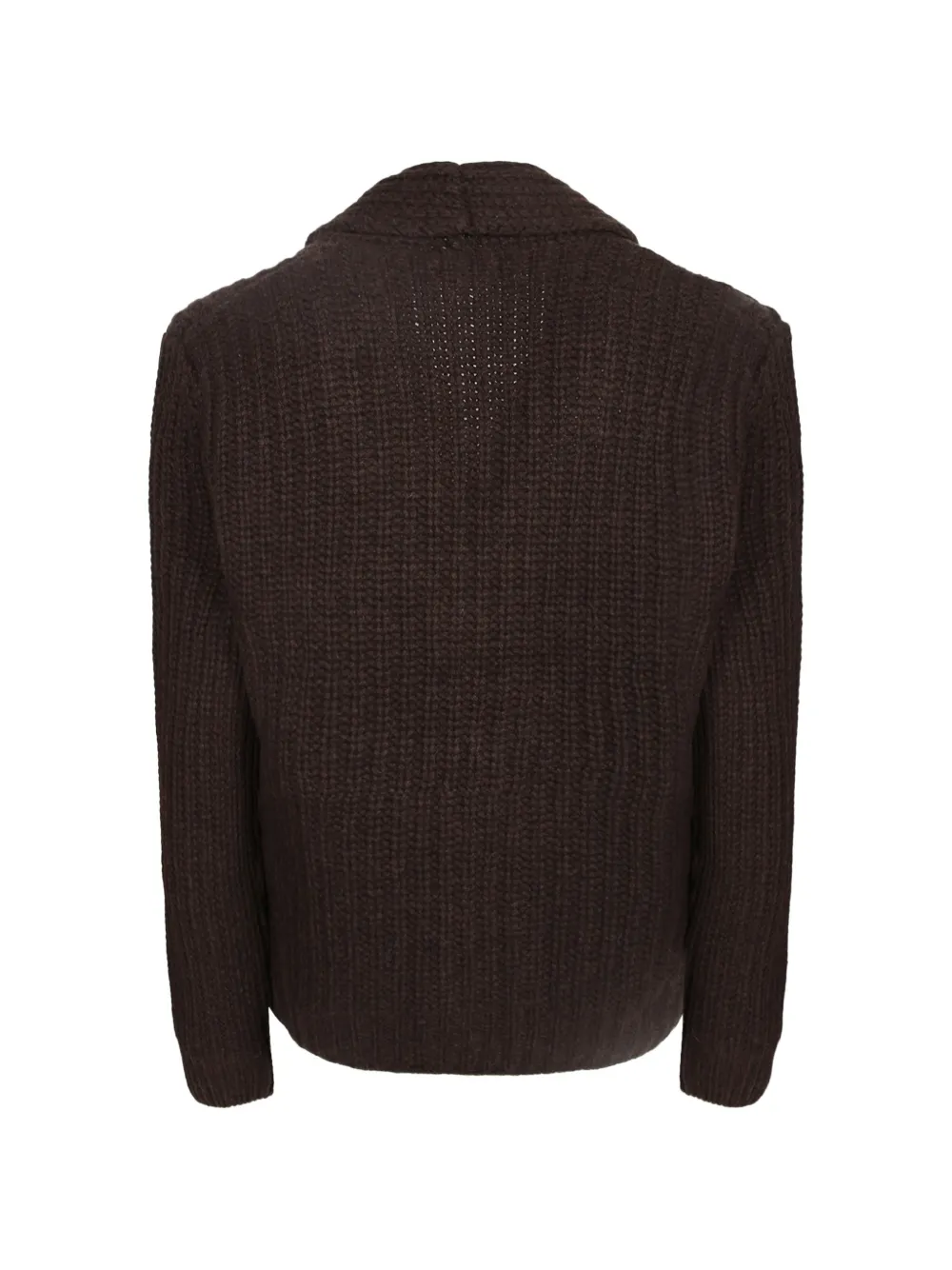 Daniele Fiesoli shawl-collar chunky-knit cardigan Bruin